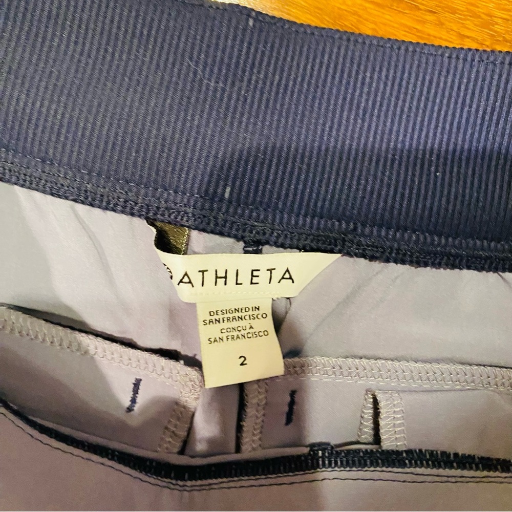 ATHLETA Brooklyn Ankle Pant Captivate Chrome Blue - Picture 8 of 11